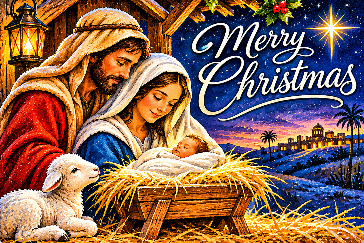 Nativity Scene Magnet