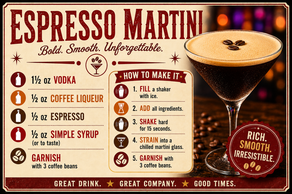 ESPRESSO MARTINI MAGNET