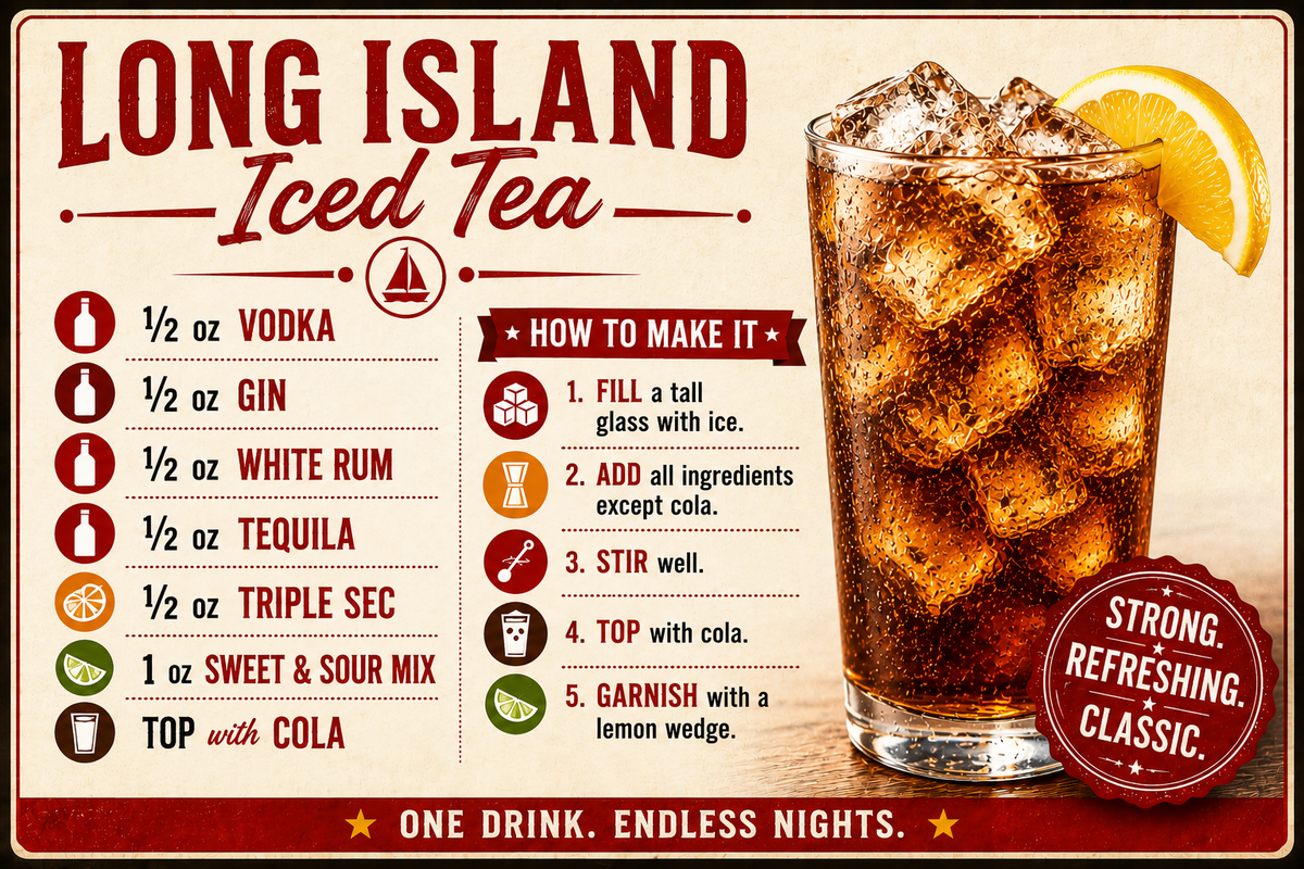 LONG ISLAND ICED TEA MAGNET