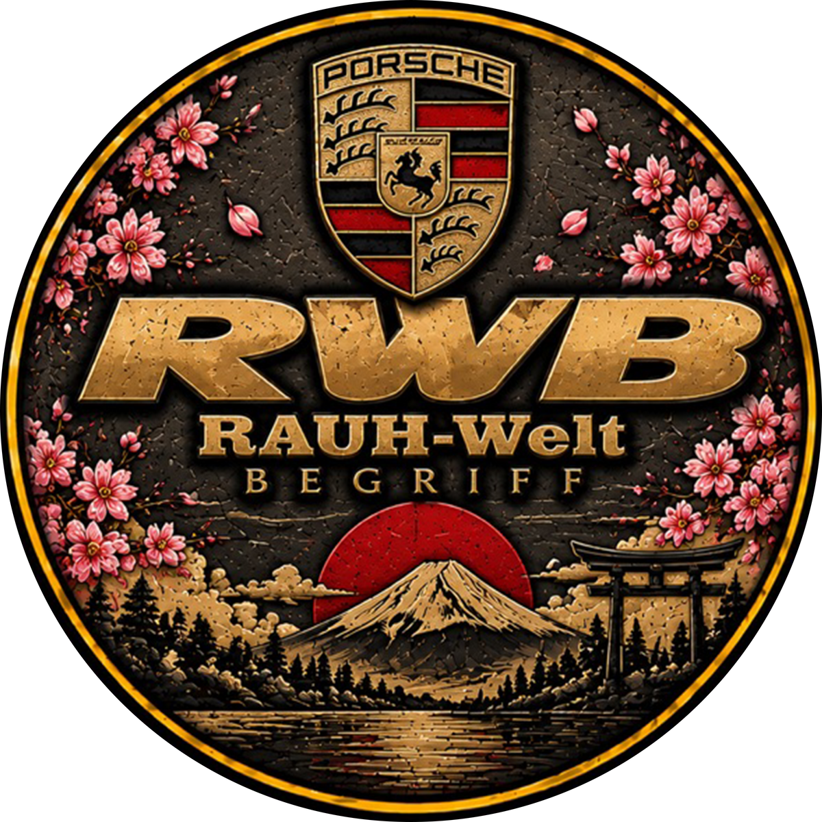 PORSCHE RWB CHALLENGE COIN