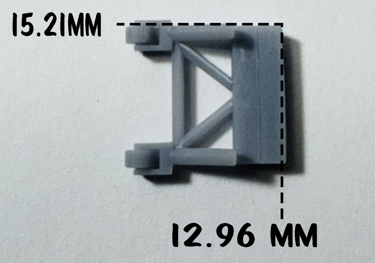 3D PRINTED 1:64 SCALE WHEELIE BARS
