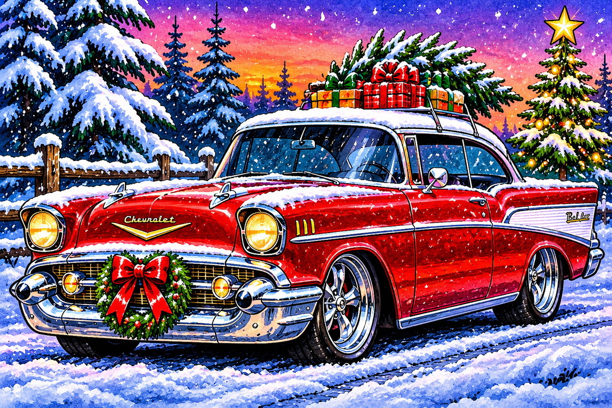 Holiday Car Magnet
