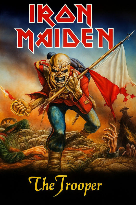 IRON MAIDEN THE TROOPER MAGNET