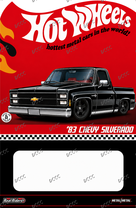 CUSTOM CARD FOR HW '26 BRICK SHOP BLACK SILVERADO