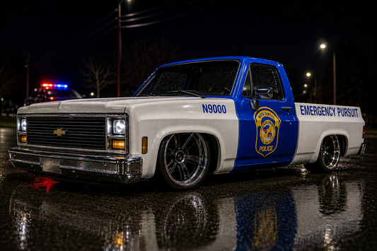 COP ROD CHEVY SILVERADO MAGNET