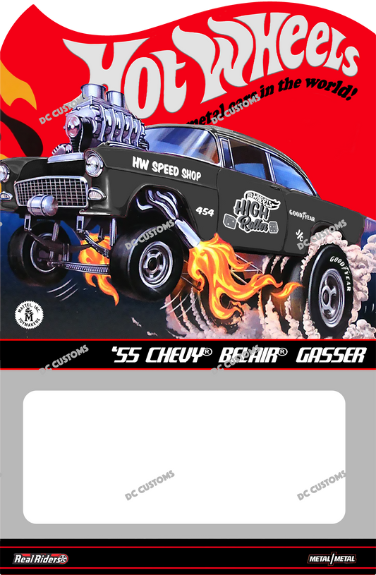 CUSTOM CARD FOR HW 55 CHEVY GASSER HIGH ROLLER