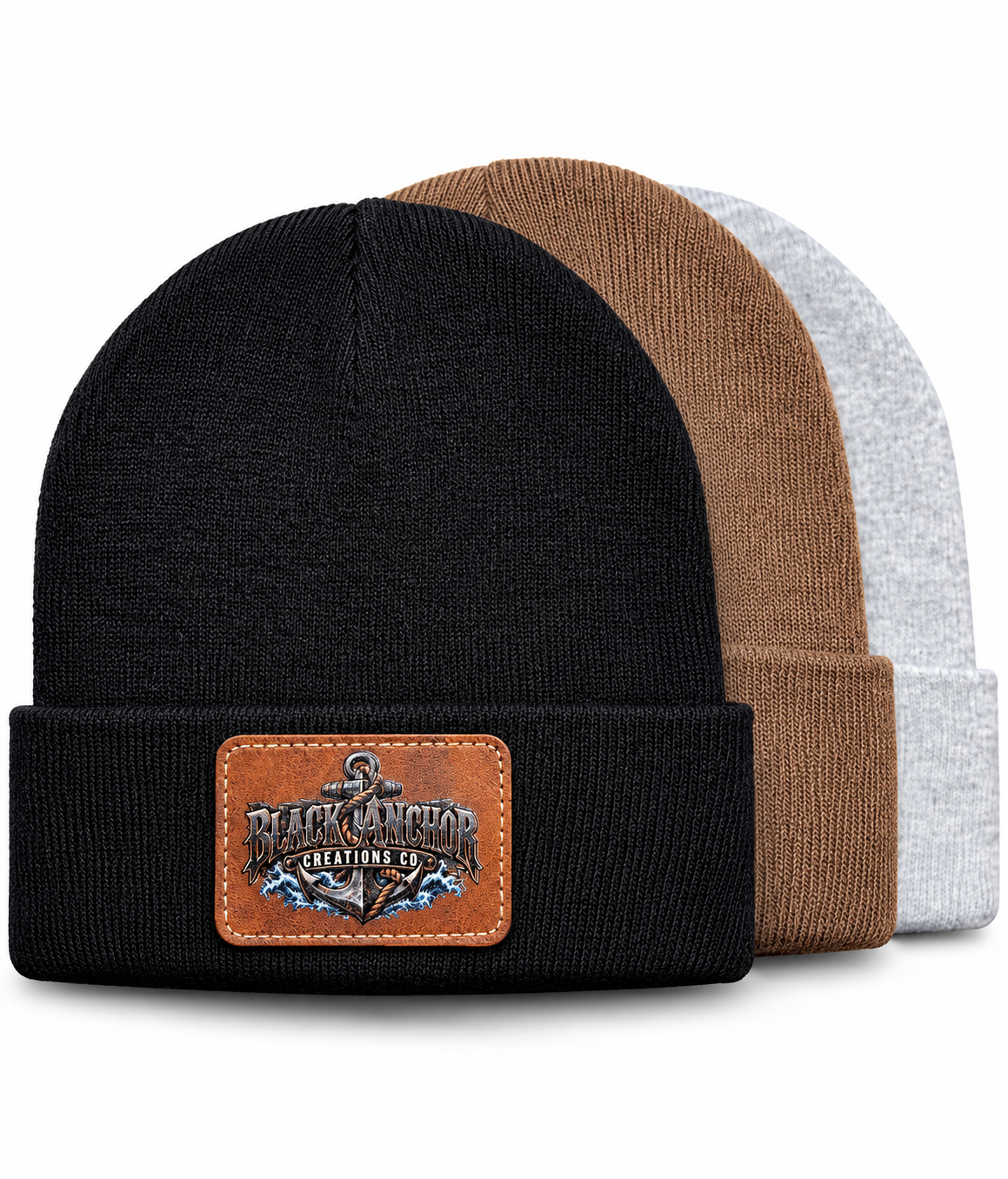 BLACK ANCHOR CREATIONS BEANIE (MENS)