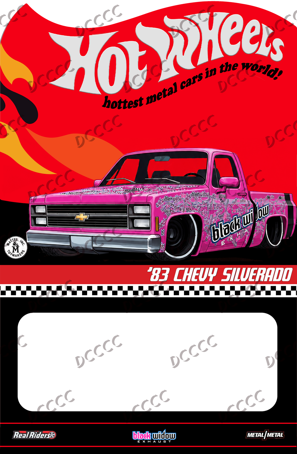 CUSTOM CARD FOR PINK BLACK WIDOW 83 SILVERADO