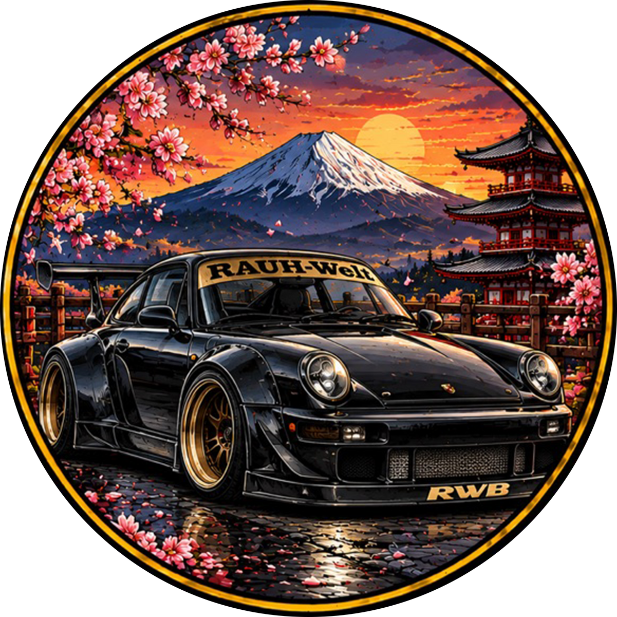 PORSCHE RWB CHALLENGE COIN