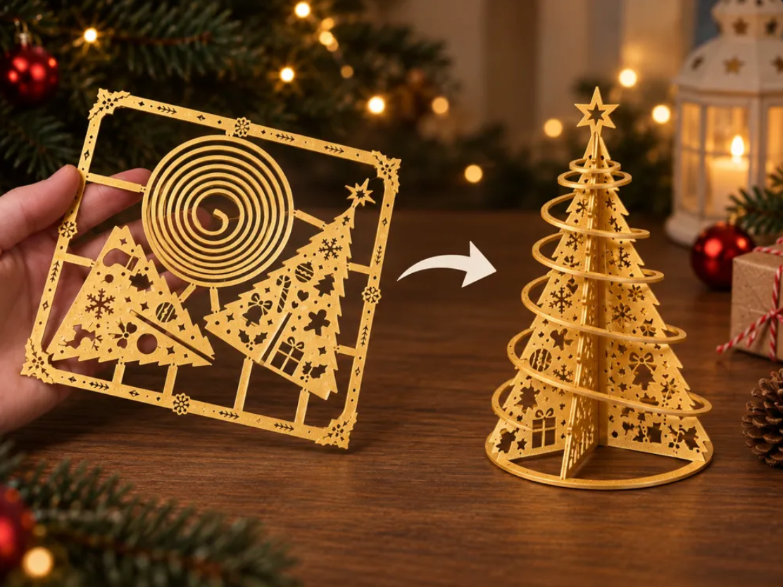 CHRISTMAS TREE KIT CARD