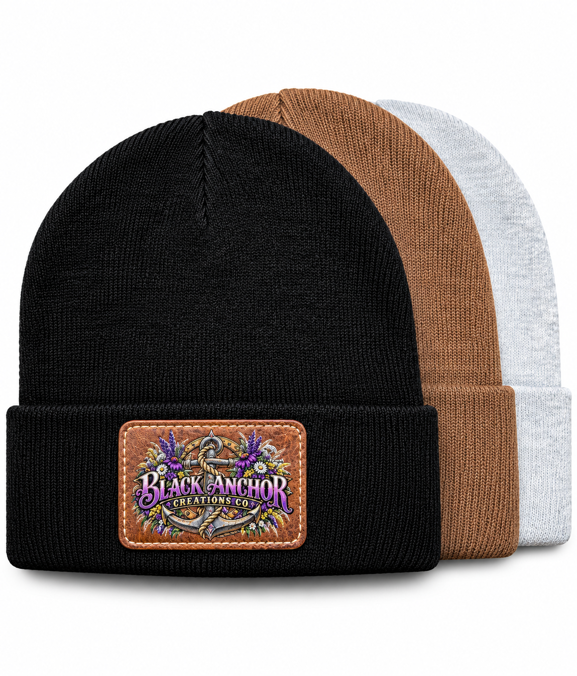 BLACK ANCHOR CREATIONS BEANIE (WOMENS)