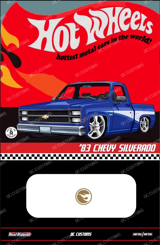 CUSTOM CARD FOR BLUE STH SILVERADO