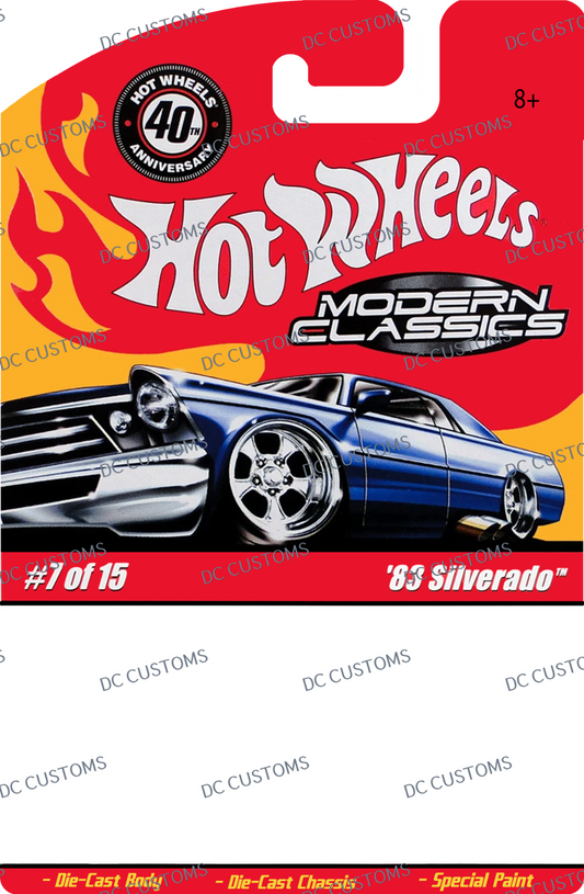 CUSTOM CARD FOR HW SILVERADO MODERN CLASSIC