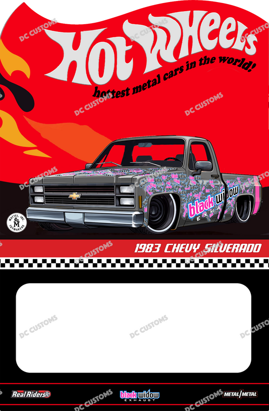 CUSTOM CARD FOR HW BLACK WIDOW SILVERADO