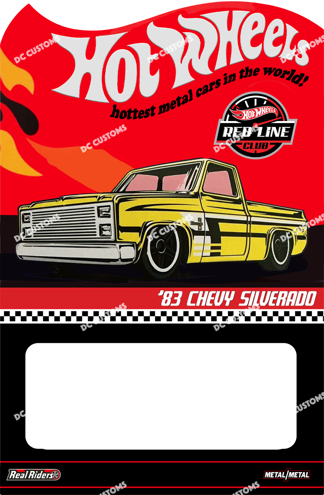 CUSTOM CARD FOR HW YELLOW SILVERADO
