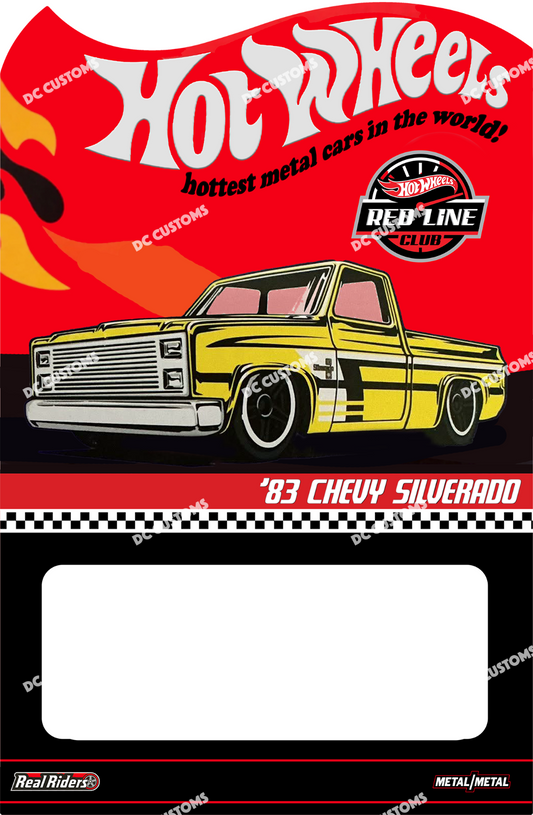 CUSTOM CARD FOR HW YELLOW SILVERADO